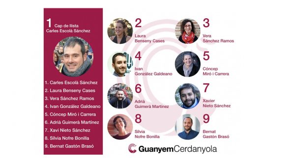 ünica candidatura d'equip a Guanyem Cerdanyola