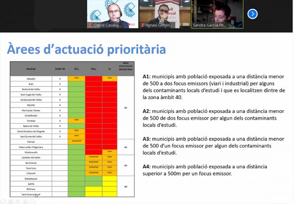 Presentació Pla de Qualitat de l'Aire del Vallès Occidental