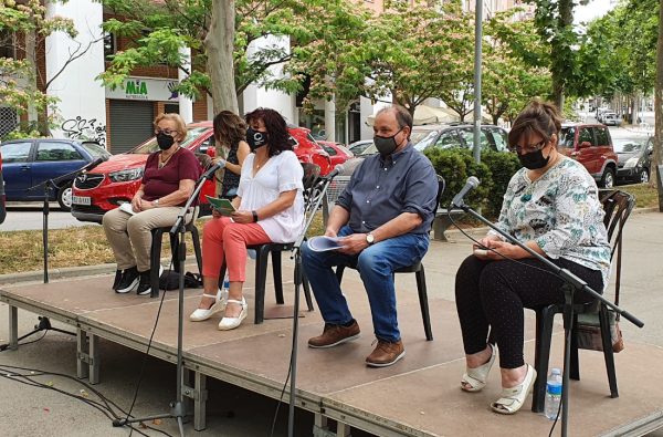 Cristina Real, Marian Navarro, Jose Antonio Trigueros i Pilar Fontanals, d'esquerra a dreta