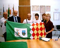 Recepció oficial de l'Ajuntament de Collegno als caminants de Cerdanyola