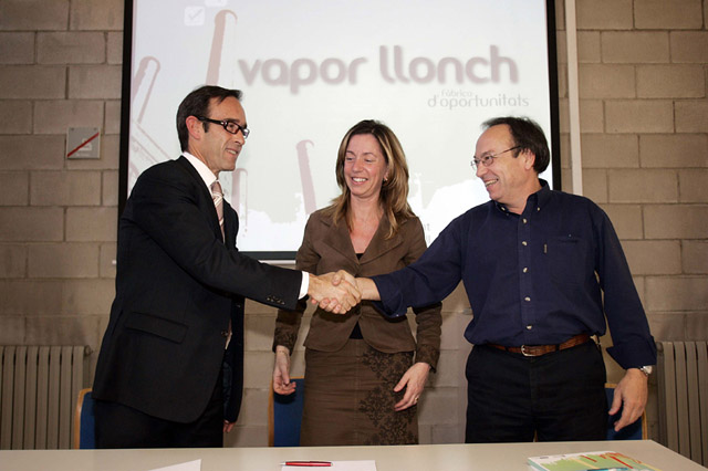 La Fundació ASCAMM firma un conveni amb el Vapor Llonch per fomentar la innovació