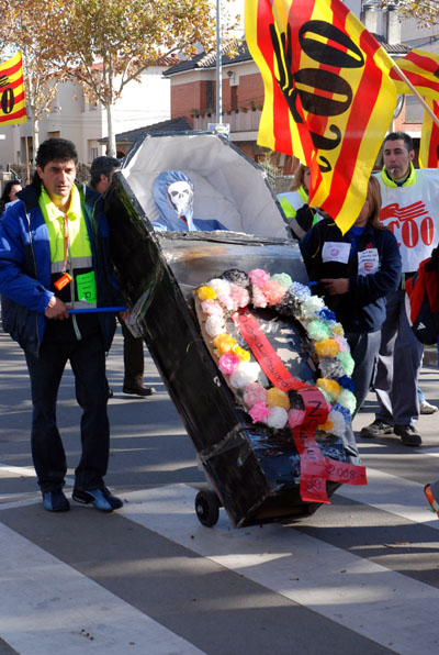 Els treballadors de Zobele aniran a la vaga entre els dies 15 i 19 de desembre