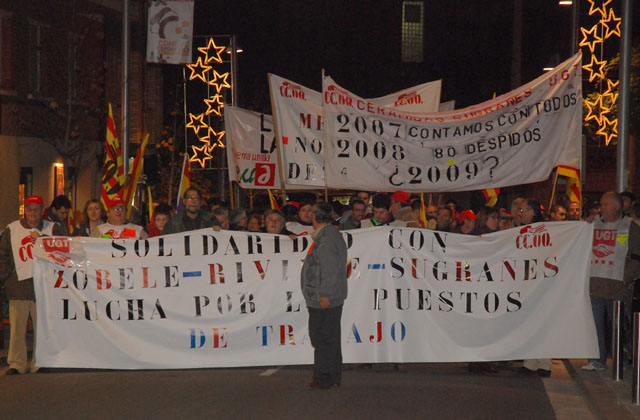 Els treballadors de Ceràmiques Sugrañes i els de Zobele arriben a un acord