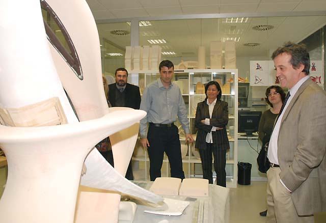 Visita institucional a Eddadesing, empresa de disseny del PTV