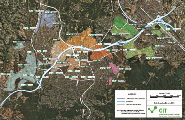 El CiT unifica la senyalització dels seus parcs empresarials