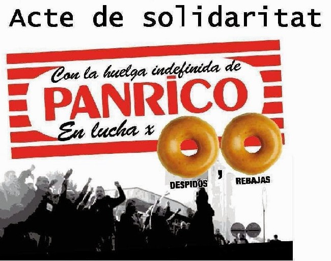 Vermut solidari amb la plantilla de Panrico