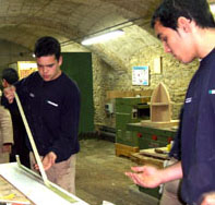 L'Escola-Taller continua la restauració de l'església vella de Sant Martí