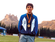 Joaquín Carlús, campeón de España junior de 3000 metros lisos