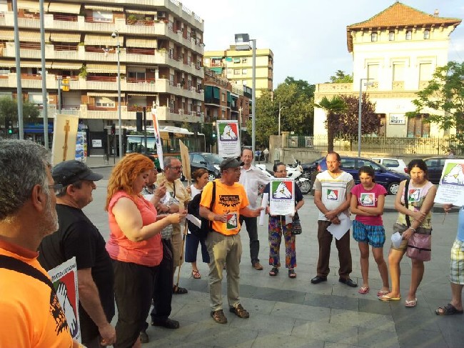 Concentració per demanar la Renda Garantida contra la pobresa i la desigualtat