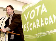 Joan Herrera visita Cerdanyola en acte de campanya electoral