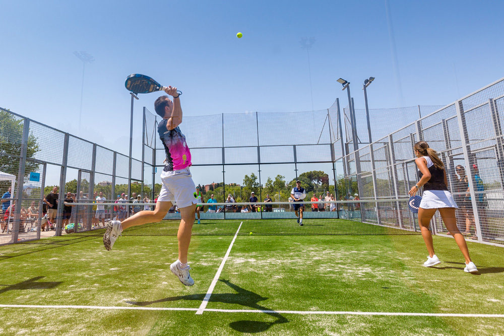 Les noves pistes de tennis i pàdel del CEM Riu Sec, en marxa