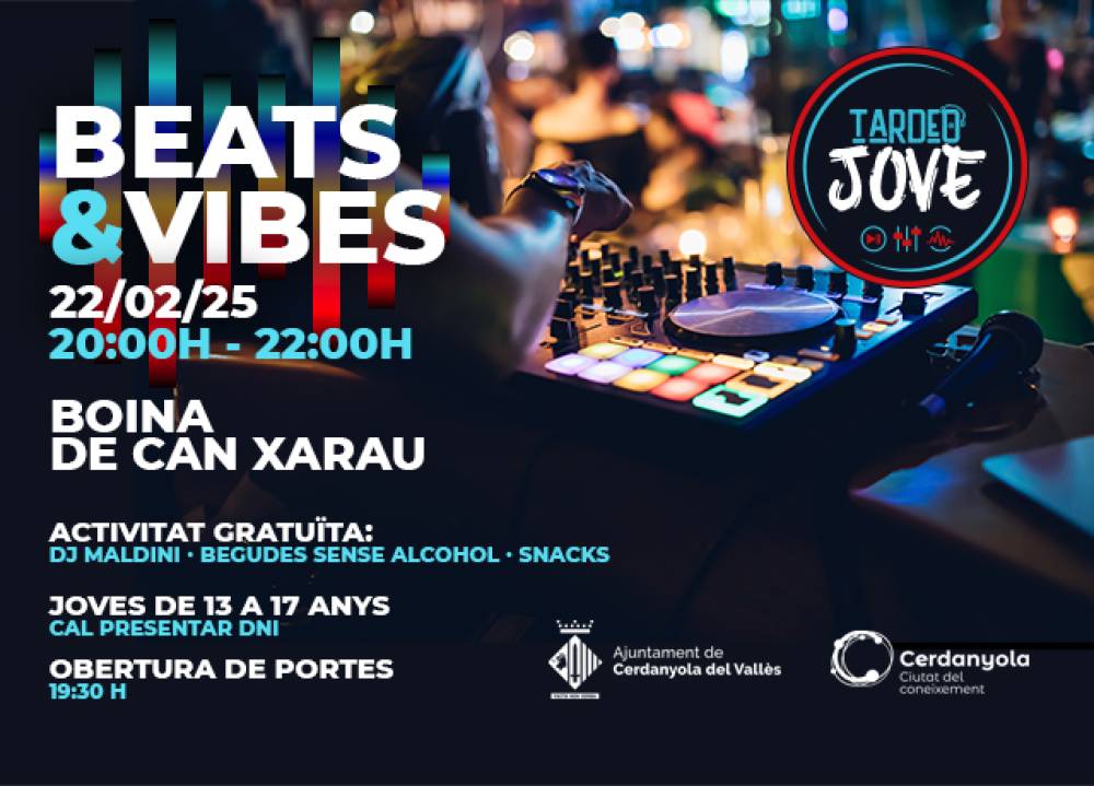 El Tardeo Jove torna amb ‘Beats & Vibes’