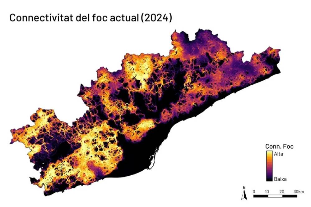 El CREAF reclama recuperar 17.000 hectàrees de conreus per protegir la regió metropolitana davant els incendis