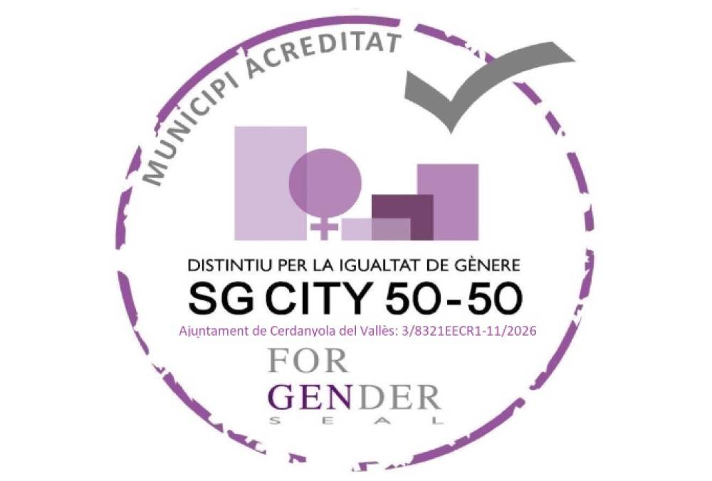 Cerdanyola renova el Distintiu SGCITY50 per la Igualtat de Gènere