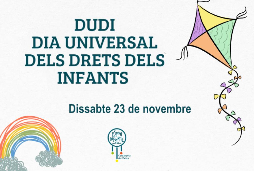 Cerdanyola celebra el Dia Universal dels Drets dels Infants (DUDI)