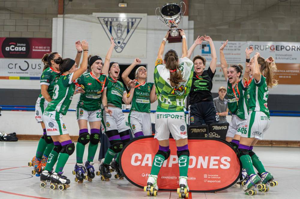 El Cerdanyola CH guanya la Lliga Catalana Femenina d'hoquei patins