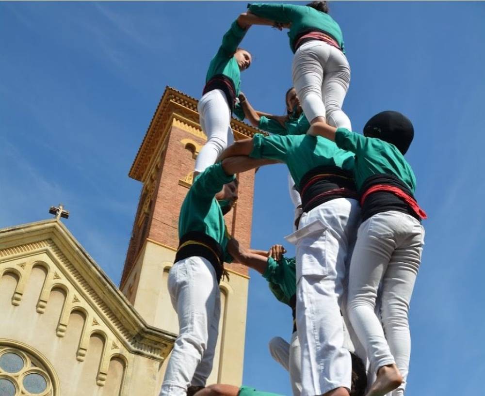 Els Castellers celebren la seva Diada amb optimisme i havent-se superat en les tres últimes actuacions