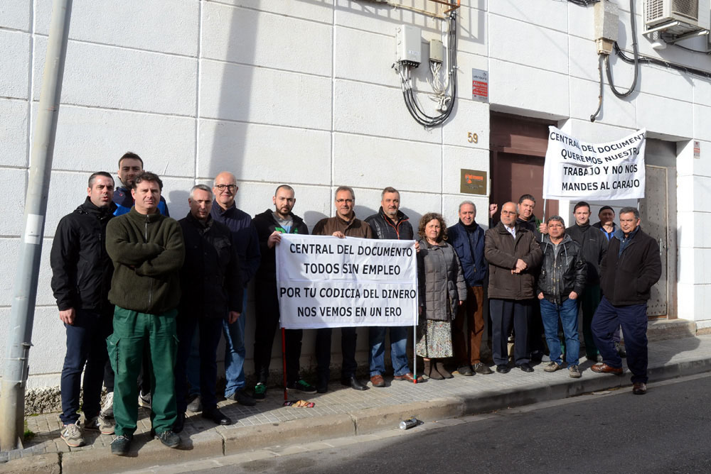 Tanca l'empresa Central del Documento amb l'acomidament de tota la plantilla