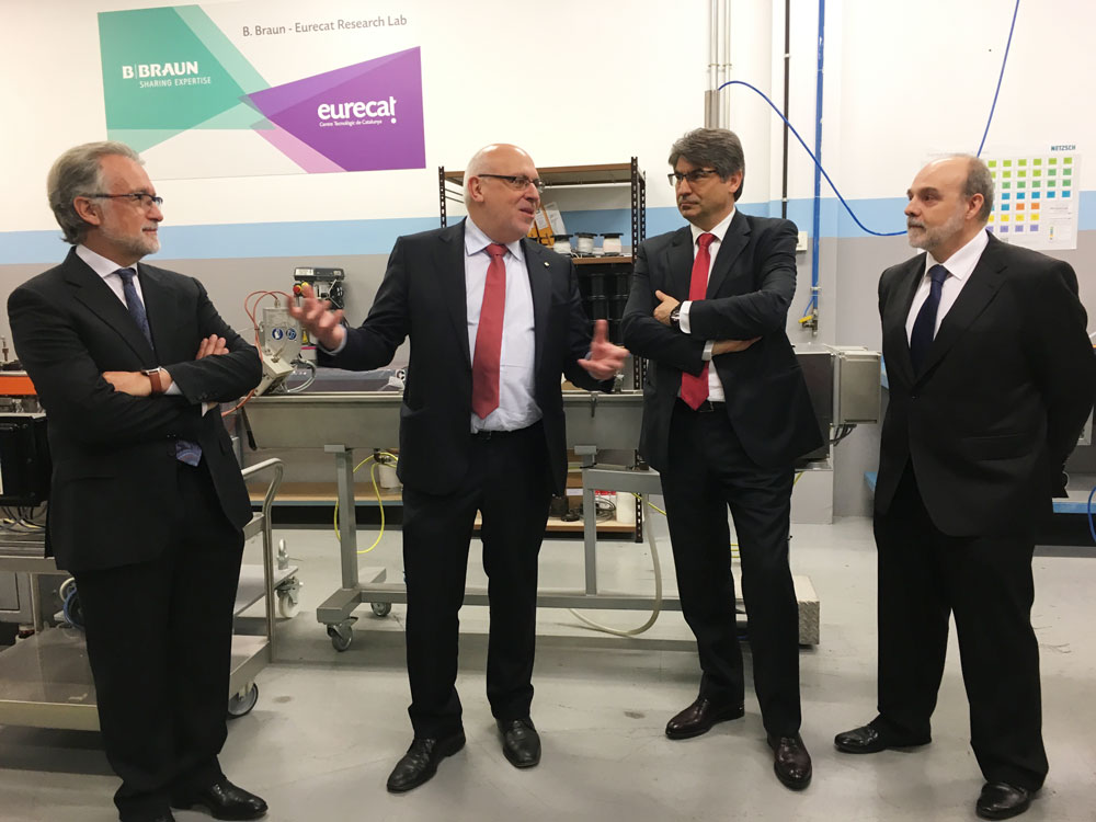 Eurecat i B.Braun obren un laboratori per innovar en materials avançats