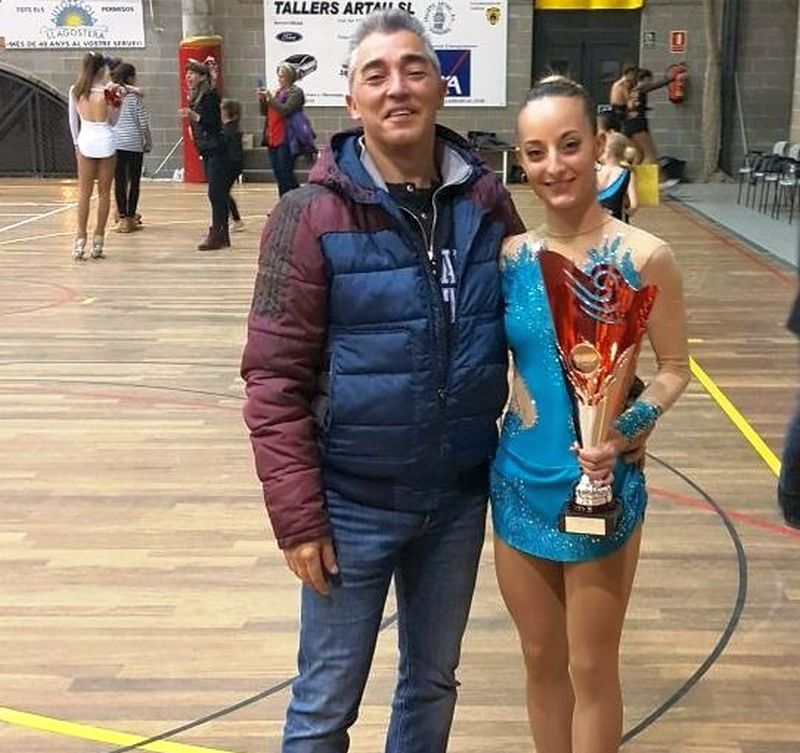 Clàudia Borràs s'endú la copa catalana de patinatge artístic