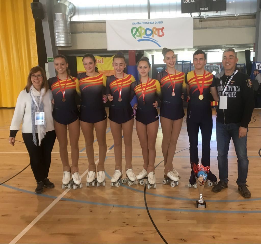 Pol López campió i Anna Ruiz Berbel subcampiona,  en el Campionat de Catalunya de figures obligatòries