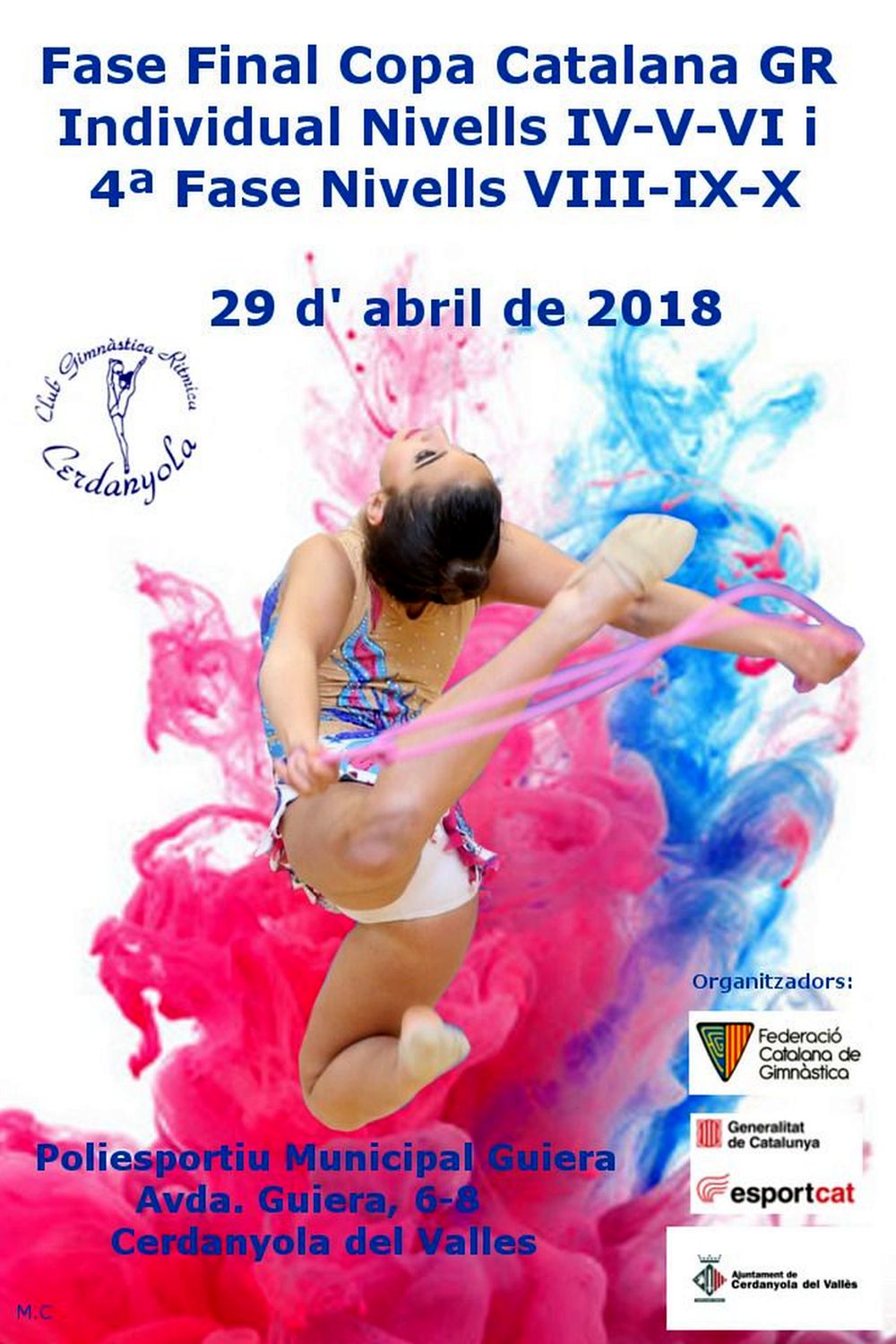 Fase Final de Copa Catalana de gimnàstica rítmica a Cerdanyola