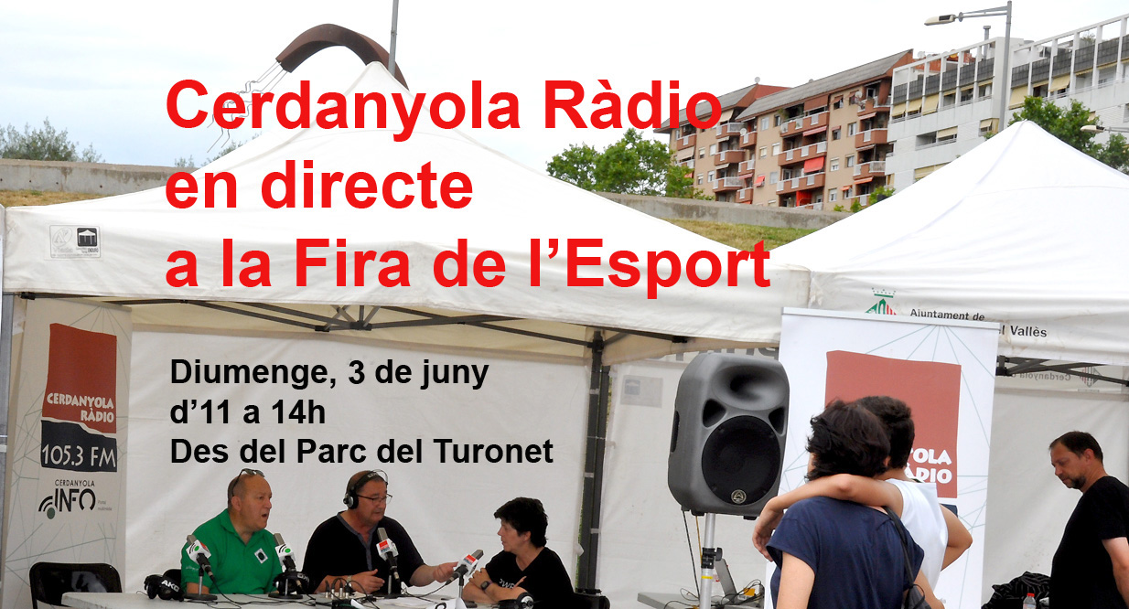 Cerdanyola Ràdio serà present a la Fira de l'Esport