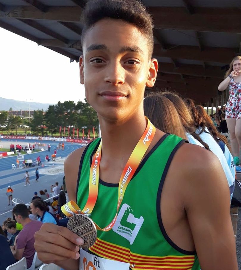 Eric Guzmán participa en el Campionat d'Europa sots 18 d'atletisme a l'aire lliure