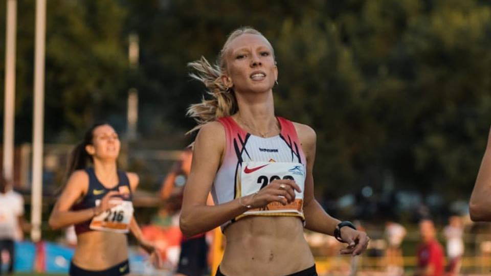 L'atleta de Bellaterra Zoya Naumov, campiona d'Espanya de 800 metres