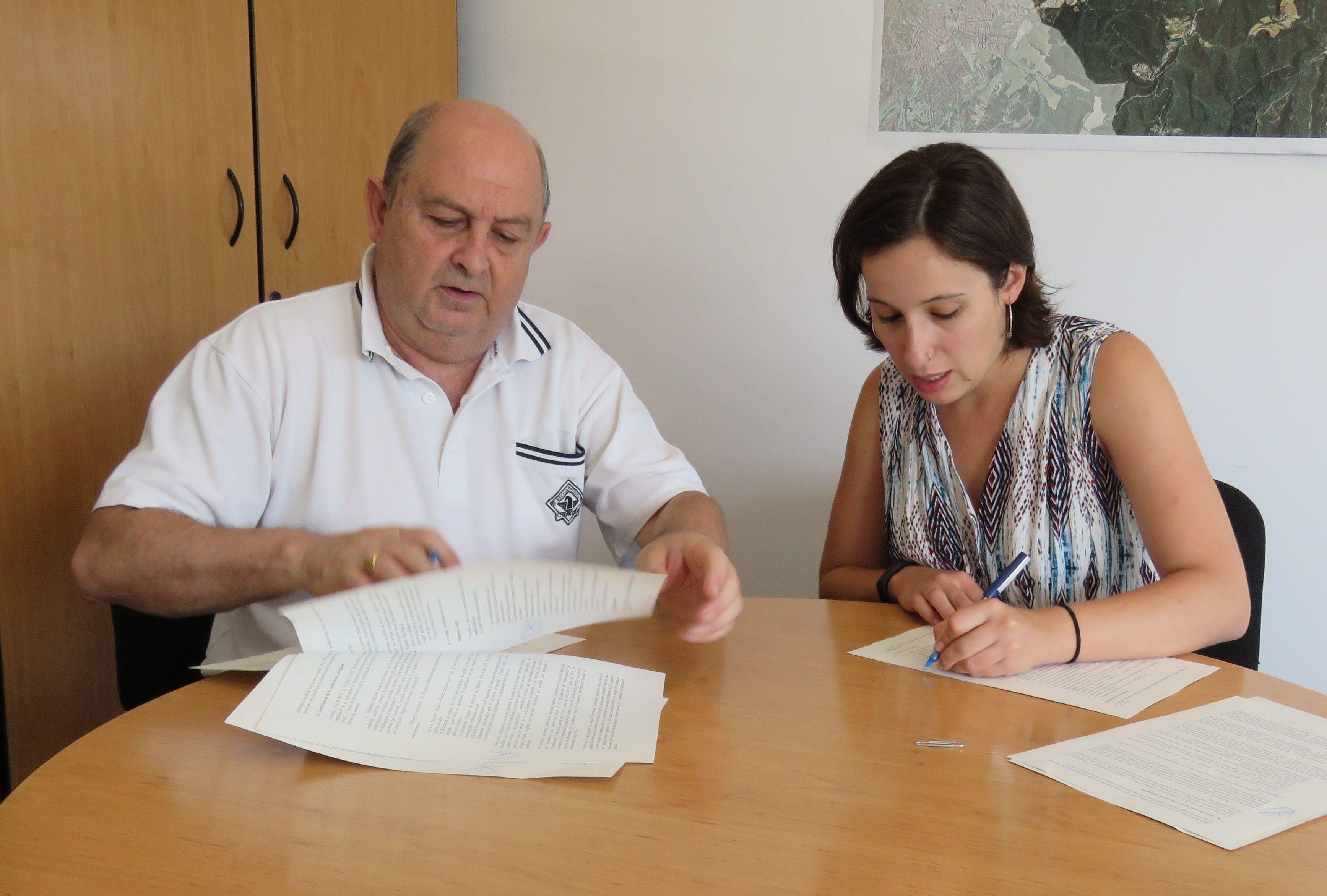 Conveni de col•laboració entre l'Ajuntament i el Club Penya d'Escacs