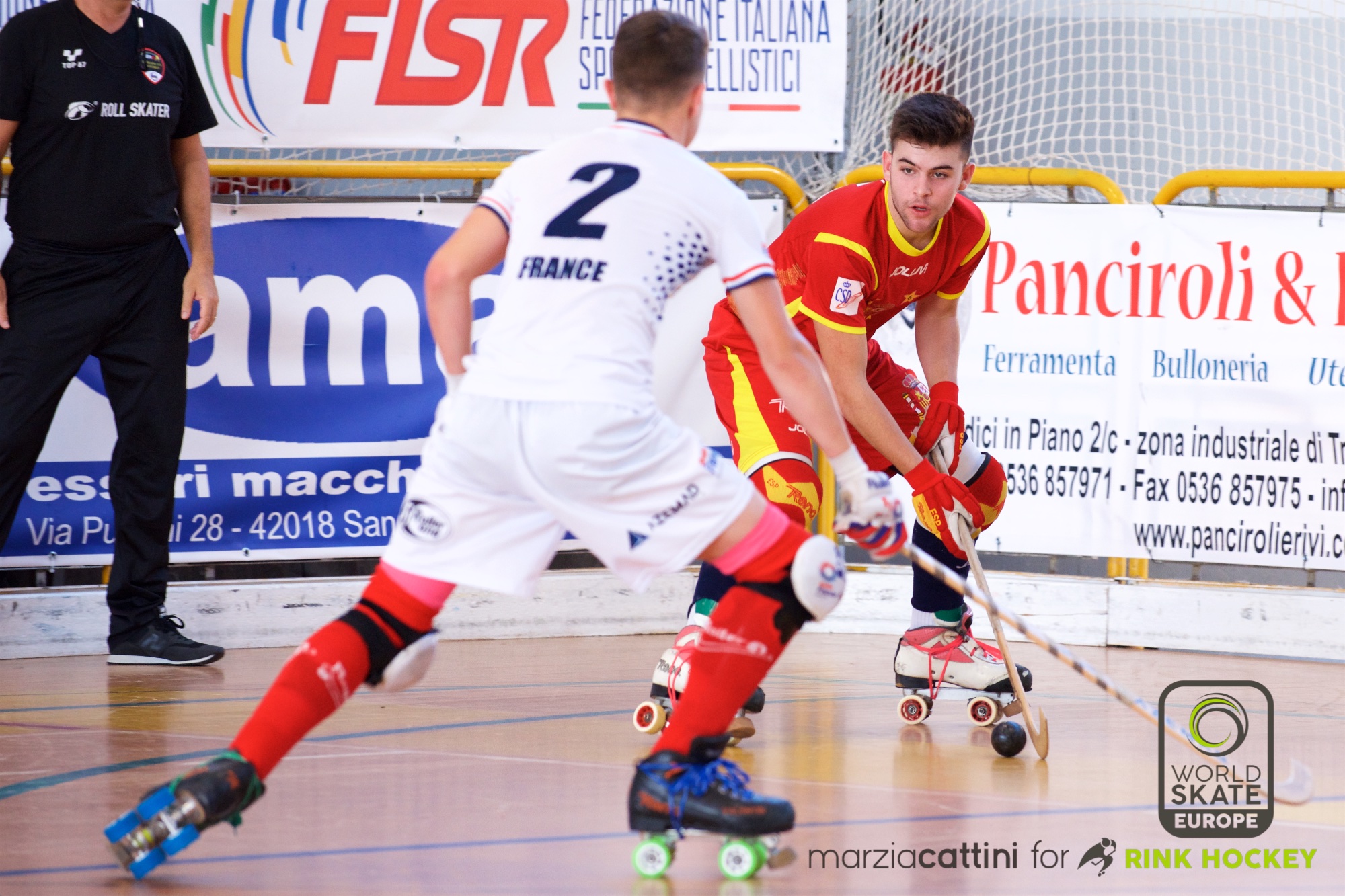 Arnau Gangonells, campió d'Europa d'hoquei patins amb la selecció espanyola