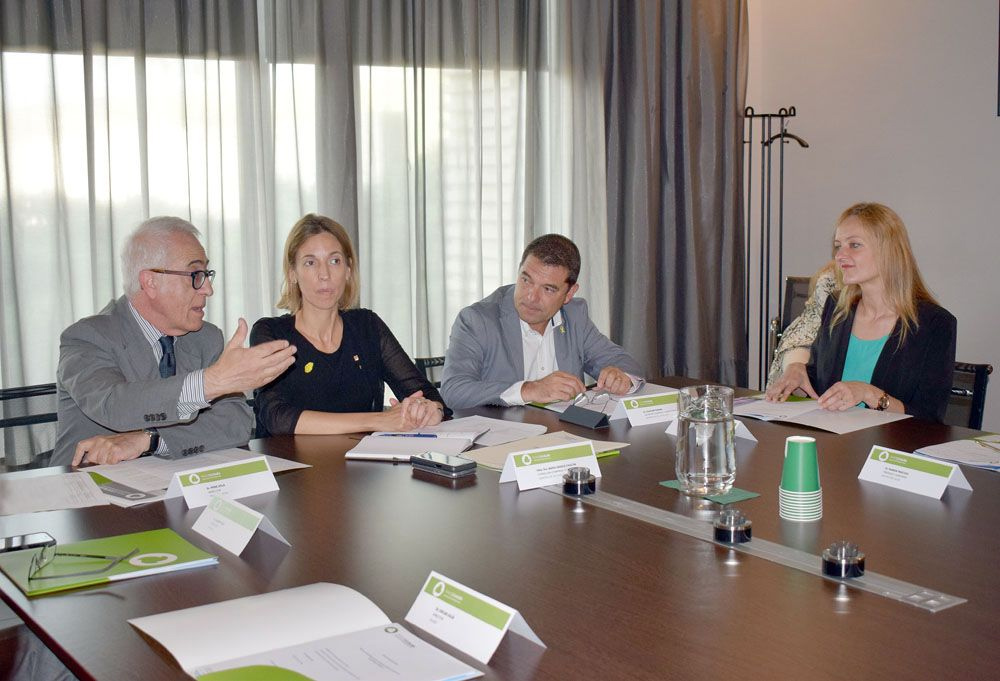 Reunió de les empreses del Parc de l'Alba amb la consellera Chacón