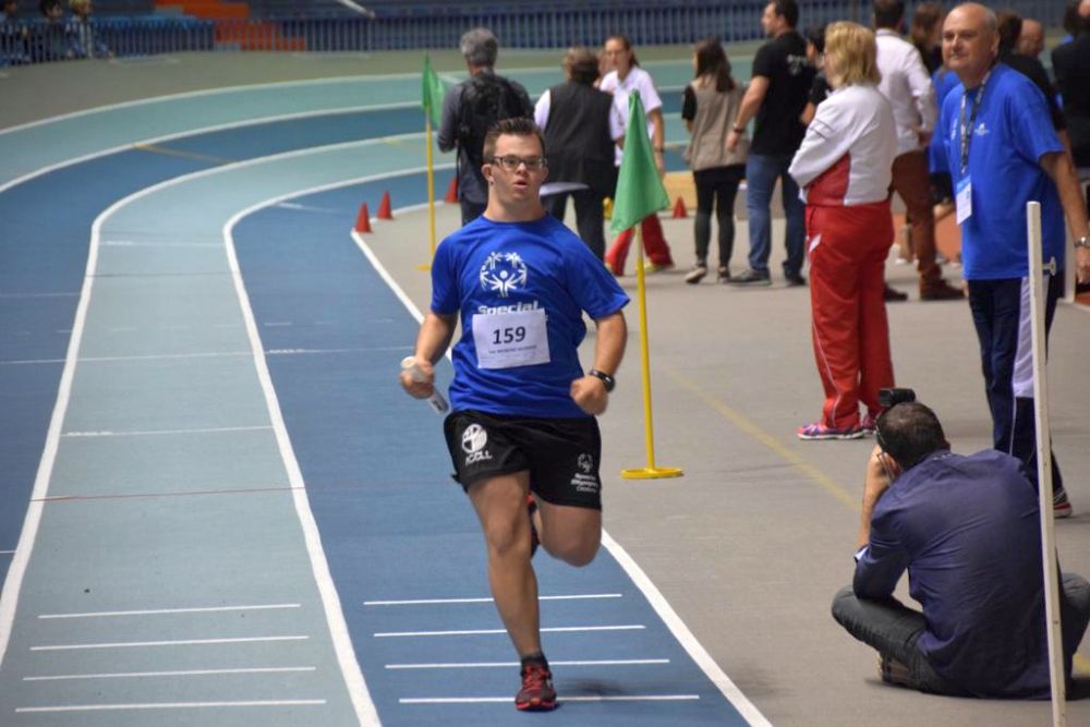 José Moreno Alemán en el Campionat d'Espanya per a discapacitats intel·lectuals