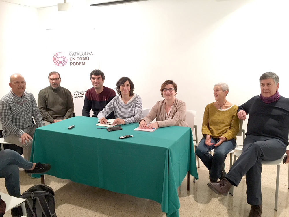 En Comú Podem Cerdanyola presenta el grup motor i les seves línies estratègiques