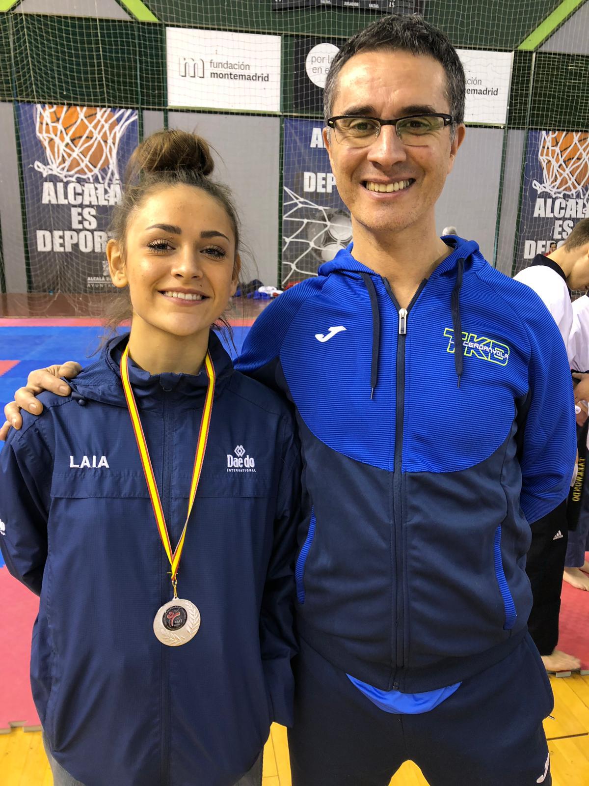 Plata de Laia Peiris a l'Open de Madrid de taekwondo