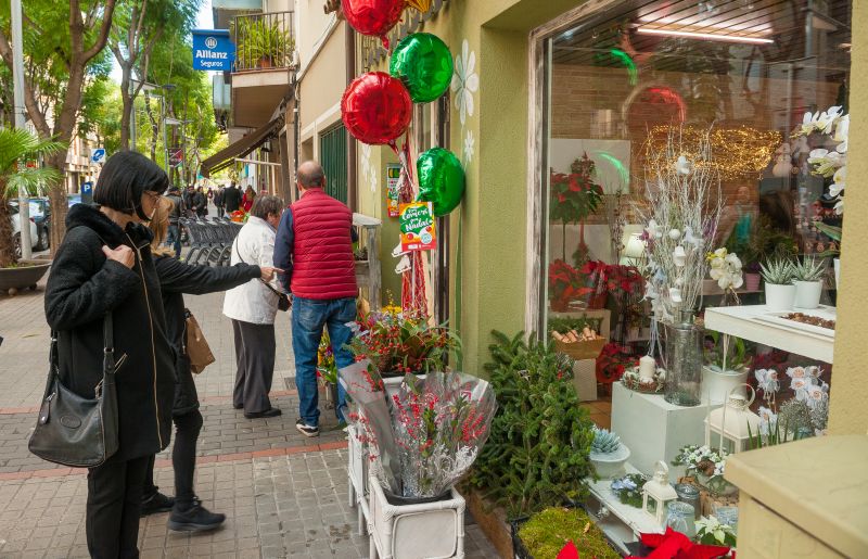 El comerç local fa Nadal al carrer