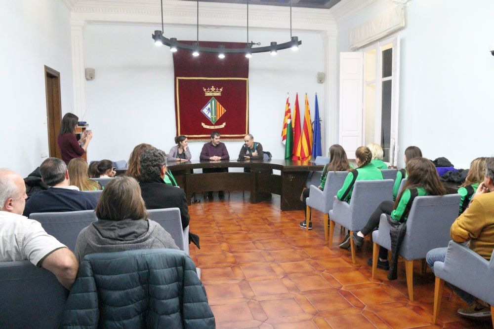 Recepció oficial a les campiones d’Europa