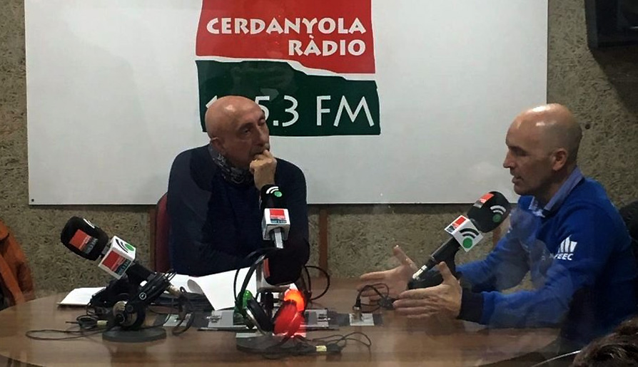 Sergi Mingote explica el seu repte amb un audiovisual