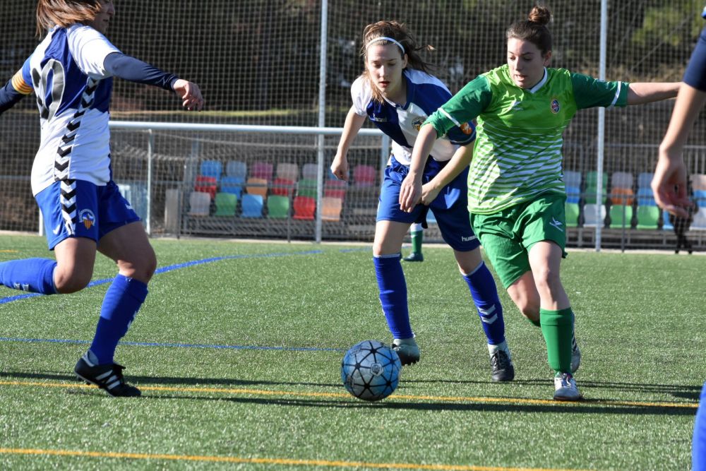 El Cerdanyola femení empata contra l'Atlètic Vilafranca i trenca la ratxa de derrotes