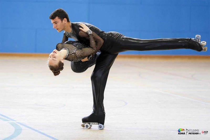 Marta Jiménez i Pol López  campions de Catalunya de parelles artístic