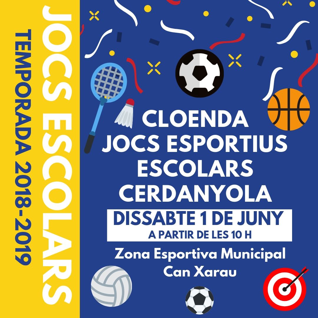 Els Jocs Esportius Escolars acaben la temporada amb la festa de cloenda