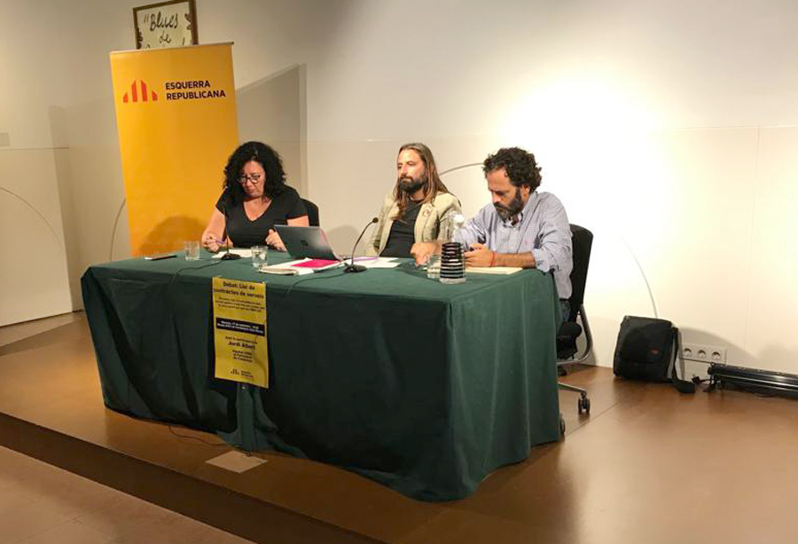 Jordi Albert (ERC): "la llei de contractes de serveis és una eina per a l'administració per garantir la qualitat del servei"