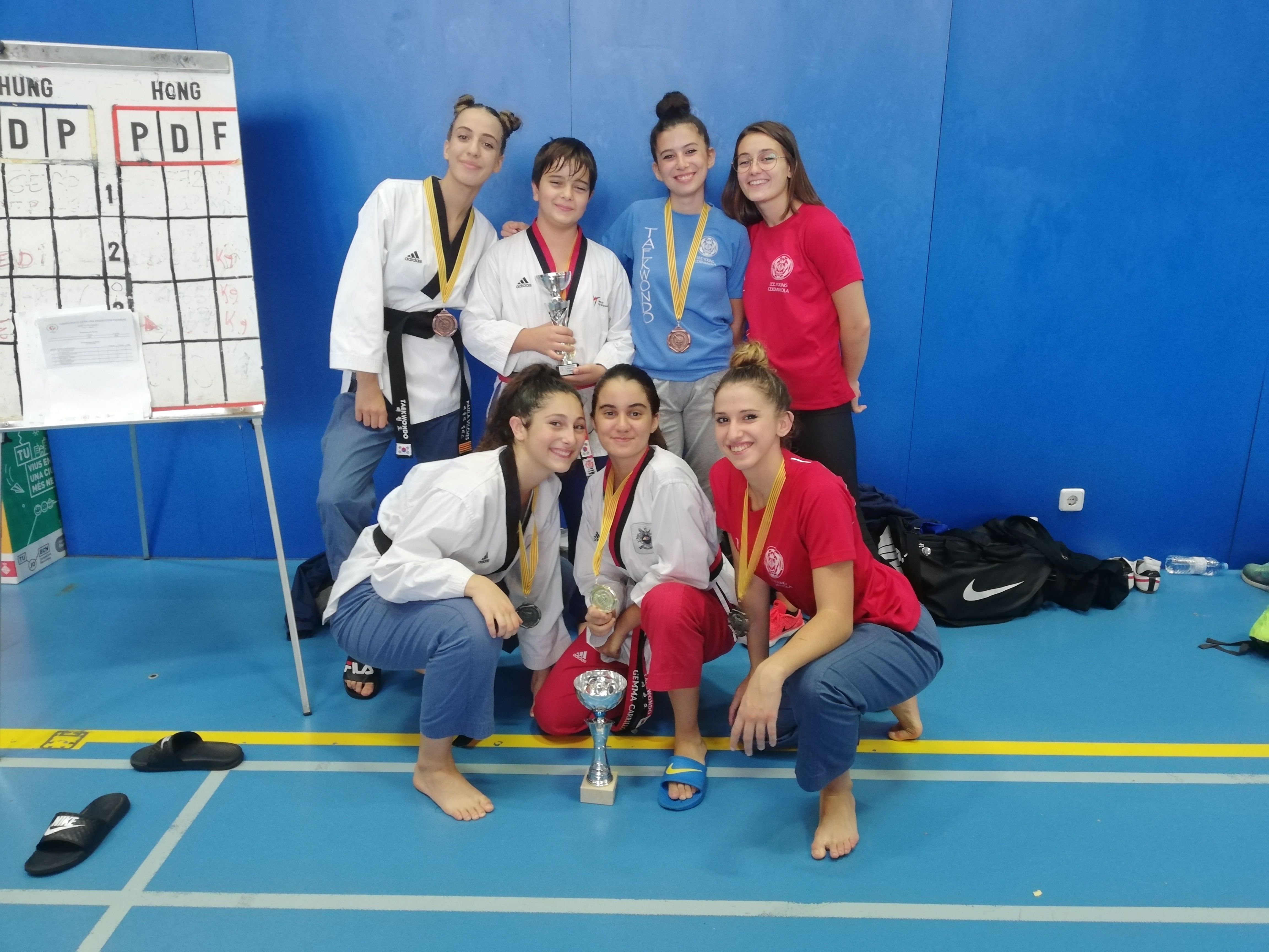 El Lee Young assoleix set medalles al Campionat de Catalunya de promoció