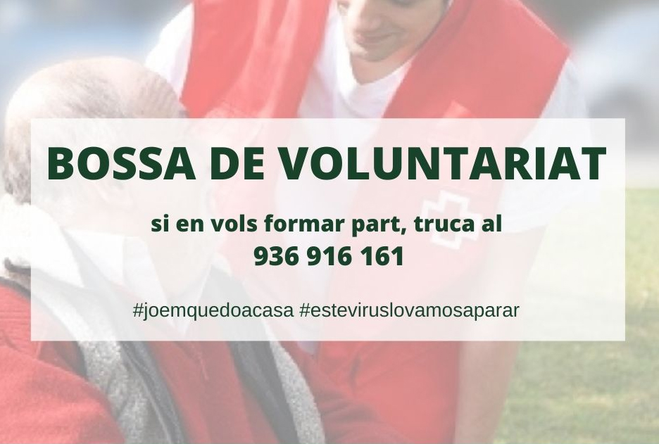 Ajuntament i Creu Roja impulsen una bossa de voluntariat per a assistència domiciliària