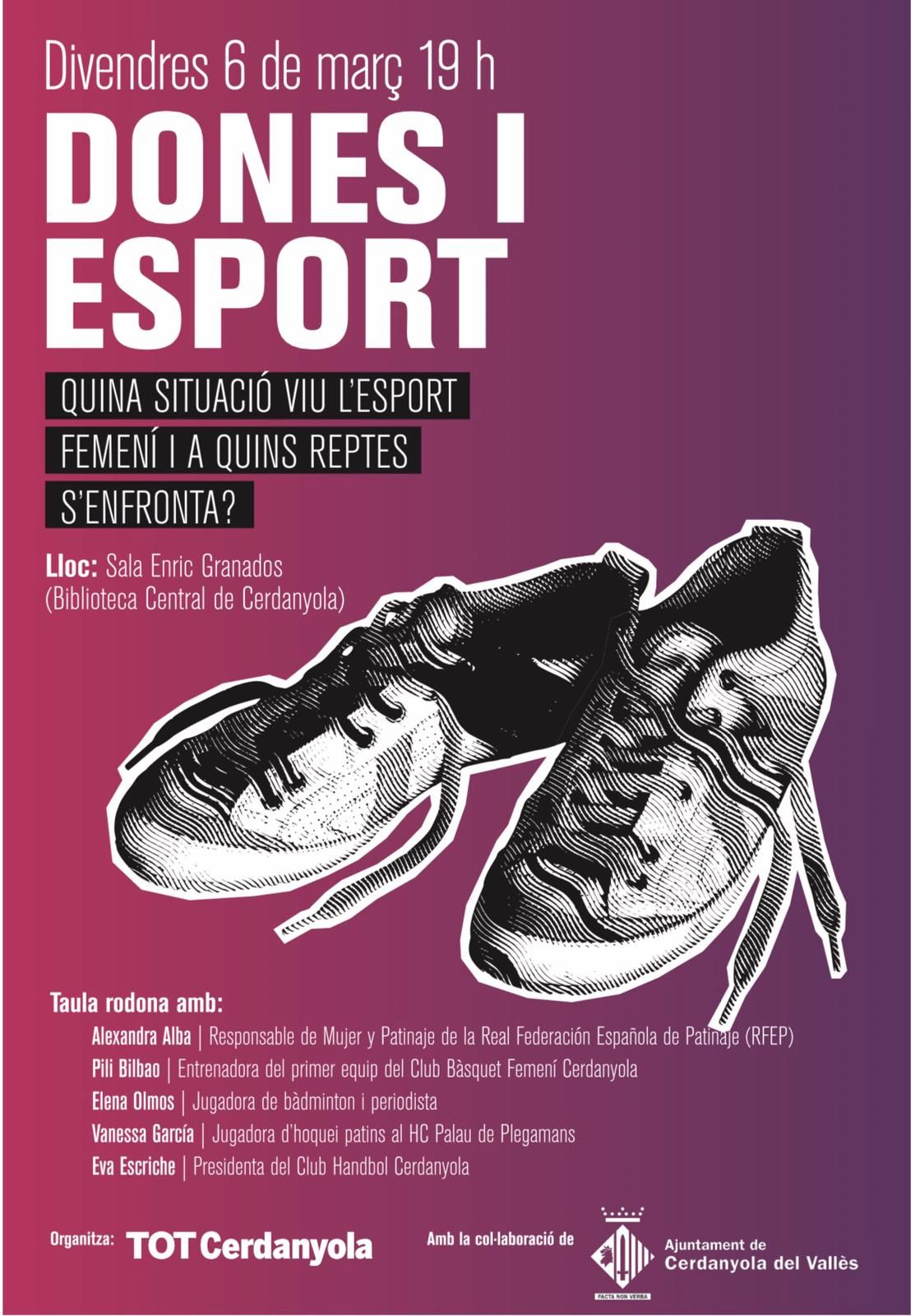 Taula rodona 'Dones i esport' a la Biblioteca Central