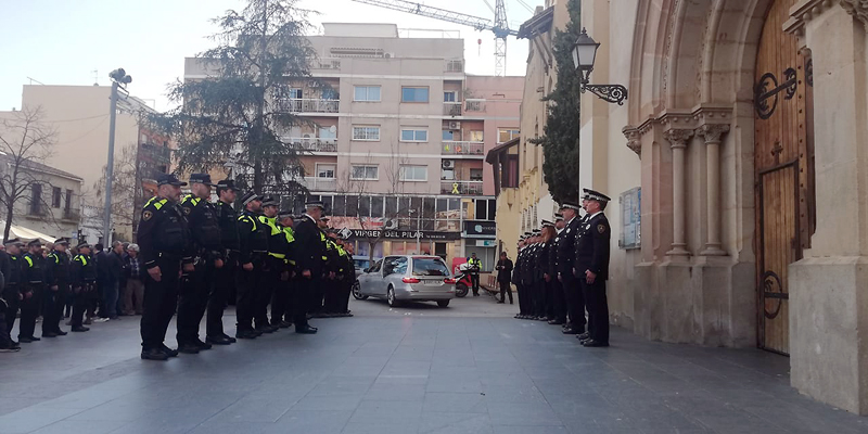 Comiat amb honors al sergent de la Policia Local Ángel Perianes Macías