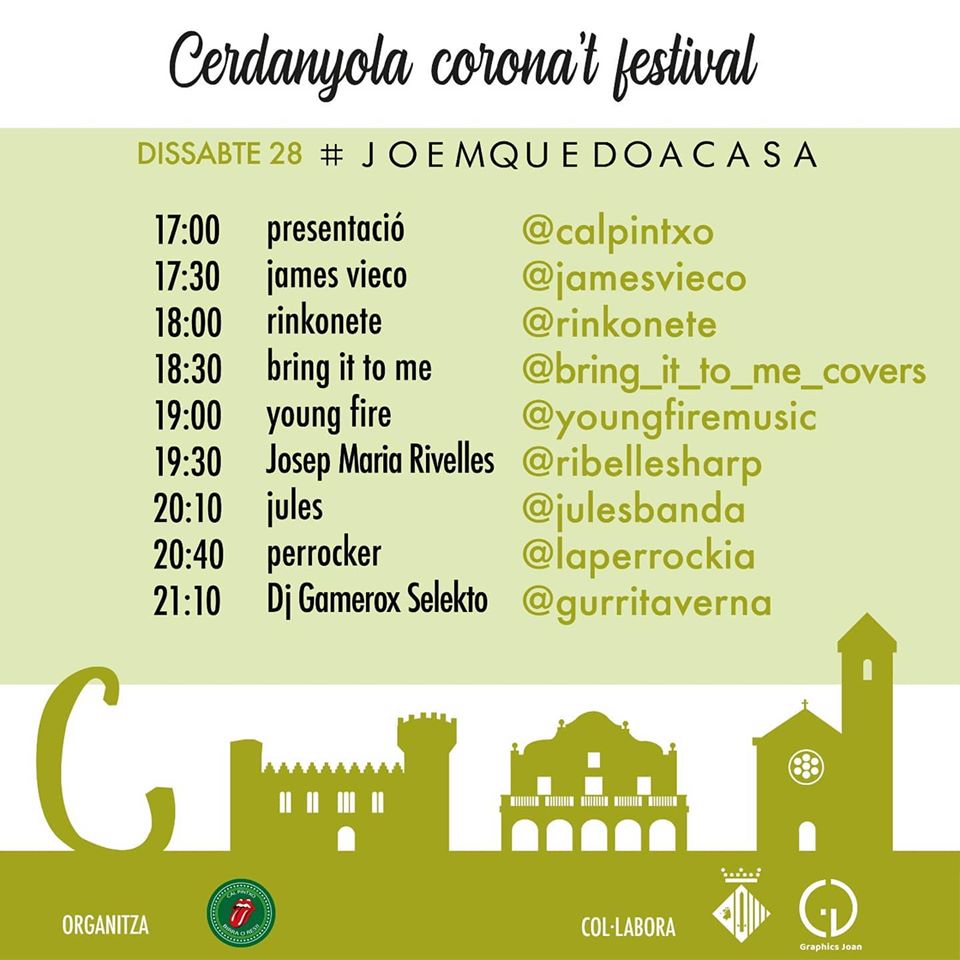 Primera edició del Festival Corona't Cerdanyola, música en temps de pandèmia