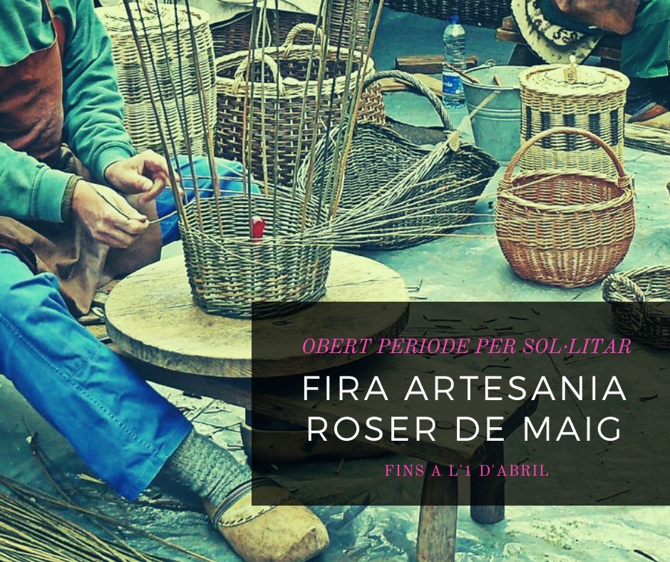 Obert el període per sol·licitar una parada a la Fira d’Artesania de la Festa Major del Roser de Maig