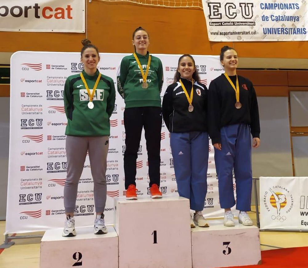 Judit López guanya el Campionat de Catalunya universitari de Taekwondo