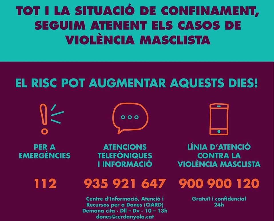 Garantida l'atenció a les dones en situació de violència masclista